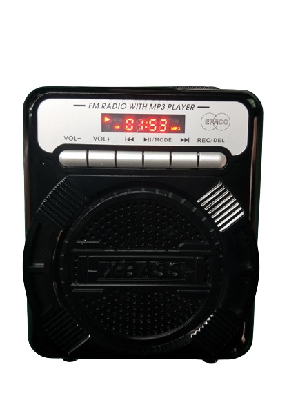 Portable record FM radio with BT USB TF SD card MP3 player