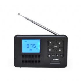 Portable Digital hand crank AM FM with MP3 Player Radio