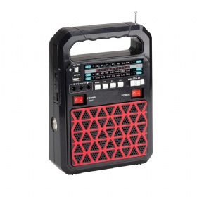 Multiband AM FM SW Solar Radio with USB TF Bluetooth MP3 Player